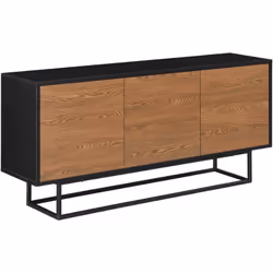 Commode Cette commode pratique et décorative sera un accessoire parfait de votre maison. Les 3 portes s'ouvrent par pression  ...