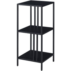 Étagère autoportante acier 80 x 35 x 35 cm noir