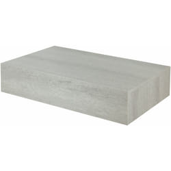 Helloshop26 - tagère murale avec tiroir intégré 60 x 35 x 12 cm effet béton
