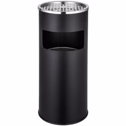 Ce cendrier sur pied de 30 litres avec poubelle est particulièrement approprié pour les zones fumeurs, grâce à sa conception, ...