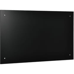 Helloshop26 - Fond de hotte 70 x 50 cm avec fixation verre noir