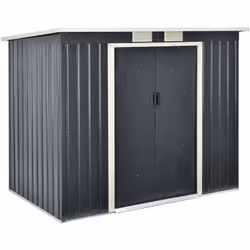 Abri de jardin Cette cabane sera l'endroit idéal pour organiser vos objets de jardin. Vous pourrez y stocker des vélos, tonde ...
