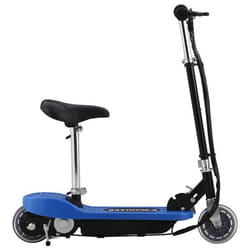 Trottinette electrique avec siege 120 watts bleu
