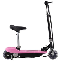 Trottinette electrique avec siege 120 watts rose