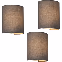 Lot de 3 appliques murales Notre set de 3 appliques murales intèrieures de la marque [lux.pro]® est la parfaîte décoration po ...