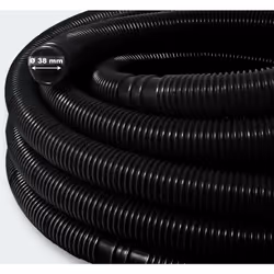 Tuyau de piscine NOIR ID:38mm, 30m ------ Le tuyau de piscine d'un diamètre de 32 mm peut être utilisé pour raccorder un syst ...