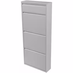 Meuble à chaussures Assurez un rangement optimal à vos chaussures dans ce meuble de stockage design. Son montage au mur est s ...