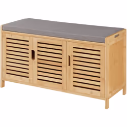 Banc à chaussures Notre banc à chaussures offre une solution pratique et élégante pour organiser votre entrée ou votre couloi ...