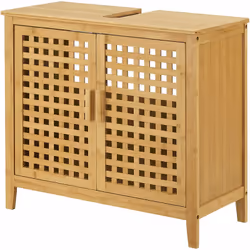 Meuble sous vasque Ce meuble sous lavabo moderne et pratique à deux portes pourra devenir un accessoire utile et esthétique d ...