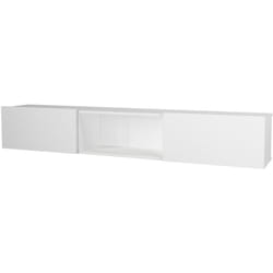 Meuble tv 180 x 31 x 29,5 cm blanc