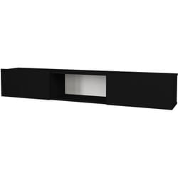 Helloshop26 - Meuble tv 180 x 31 x 29,5 cm noir