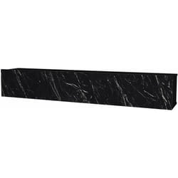 Helloshop26 - Meuble tv 180 x 31 x 29,5 cm effet marbre noir