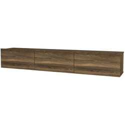 Meuble tv 180 x 31 x 29,5 cm effet noyer