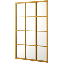 Miroir mural rectangulaire 90 x 60 cm or