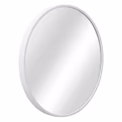 Miroir mural rond diametre 50 cm blanc