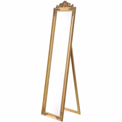 Miroir de grande taille sur pied Ce miroir élégant de grande taille peut facilement trouver sa place dans le couloir, dans vo ...