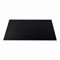 Plateau de table en verre ESG 100 x 62 cm noir