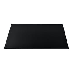Plateau de table en verre ESG 100 x 62 cm noir
