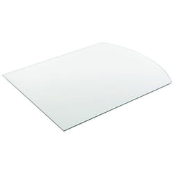Plateau de table glasgow en verre esg 110 x 85 cm transparent