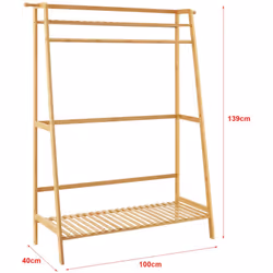 Portant à vêtement Ce meuble de rangement moderne ne prend pas beaucoup de place et laisse vos vêtements accessibles. Pour le ...
