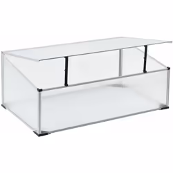 Châssis de jardin Ce châssis de couche peut être monté et démonté très rapidement et facilement. Les panneaux transparents as ...