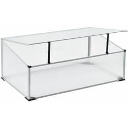 Serrer hcâssis de jardin horta avec toiture polycarbonate 100 x 60 x 40 cm