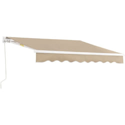 Helloshop26 - Store banne avec manivelle 250 x 200 cm beige