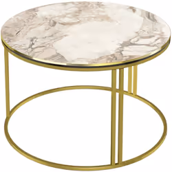 Table basse Cette table d'appoint moderne et stylée offre une ambiance chaleureuse dans votre salon. Description : - élégant  ...