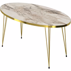 Table basse Cette table d'appoint moderne et stylée offre une ambiance chaleureuse dans votre salon. Description : - élégant  ...