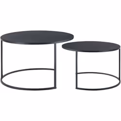Lot de 2 tables basses Avec leur design intemporel, ces tables basses s'intègrent parfaitement dans n'importe quel salon. Des ...