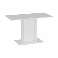 Table de salle à manger - Non spécifié - 4 places - Blanc - 75 x 120 x 60 cm - Design contemporain