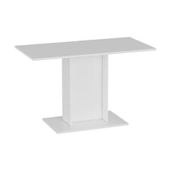 Table de salle à manger - Non spécifié - 4 places - Blanc - 75 x 120 x 60 cm - Design contemporain