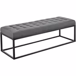 Tabouret rembourré Cette banquette rembourrée élégante et stylée est un meuble parfaitement adaptable à l'entrée, au salon, d ...