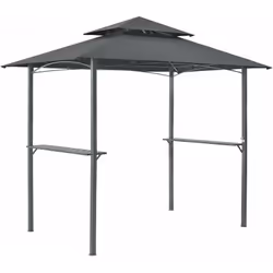 Tonnelle de barbecue Notre tente de jardin solide vous offre de l'abri contre les intempéries, donc vous pouvez faire un barb ...