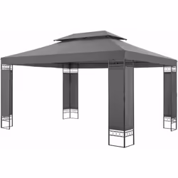 Tente de réception Cette tonnelle sera un vrai ornement de votre jardin avec son style élégant. La structure permet de vous p ...