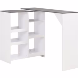 Notre table de bar est le choix parfait pour les pièces où l'espace est un peu limité en raison de sa tablette amovible. Son  ...