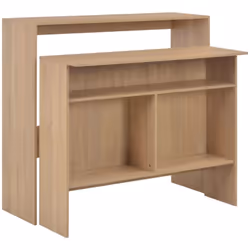 Cette table de bar est à la fois fonctionnelle et élégante, ce qui en fera un supplément pratique et captivant à votre intéri ...