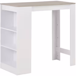 Cette table de bar est le choix parfait pour les petits appartements ou pour les endroits où l'espace est un peu limité. Son  ...