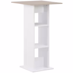 Cette table de bar apportera une touche pratique et attrayante à votre intérieur. Elle pourra également être utilisée comme t ...