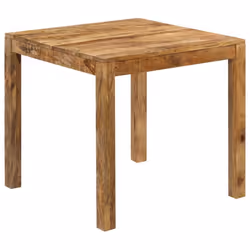 Table de salon salle a manger design Bois de manguier massif 82x80x76 cm