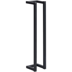 Helloshop26 - Porte-serviette 12,5 x 12,5 x 60 cm fer noir