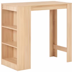 Cette table de bar est le choix parfait pour les petits appartements ou pour les endroits où l'espace est un peu limité. Son  ...