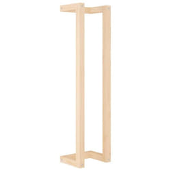 Porte serviette - Multicolore - Bois de pin massif - 23x18x90 cm - Design mural - Style scandinave