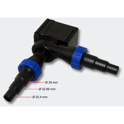 Helloshop26 - Pompe à eau de bassin filtre filtration cours d'eau eco aquarium petit étang eco 3600l/h 20 Watts