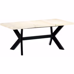 Cette table de salle à manger frappante dans le style moderne sera un supplément distinctif à votre cuisine ou salle à manger ...