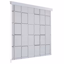 Store roulant de douche - Multicolore - 140 x 240 cm - Résistant à leau - Séchage rapide - Design contemporain