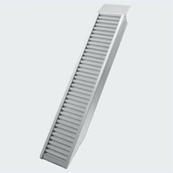 Helloshop26 - Rampe de chargement multi-usage pliante aluminium rail collision 161 cm jusqu'a 2025 kg gris