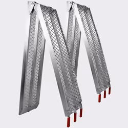 2 rampes de chargement pliable alu rampe rail collision 226 cm 680 kg. Les rampes de chargement sont une aide précieuse pour  ...