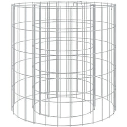 Helloshop26 - Foyer en gabion diamètre 50 cm fer galvanisé