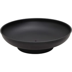 Helloshop26 - Foyer cheminée 59 cm acier noir